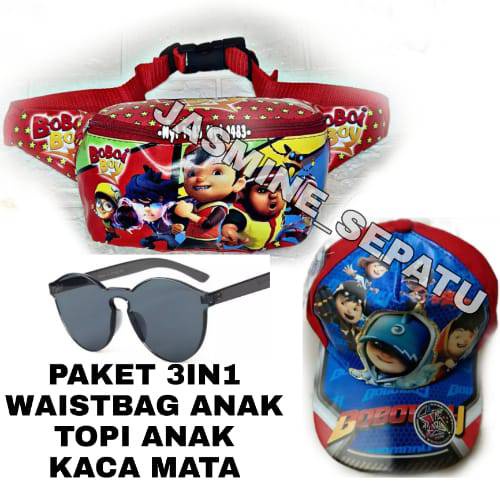 Waistbag/Tas Selempang Anak Laki Laki Karakter Batman