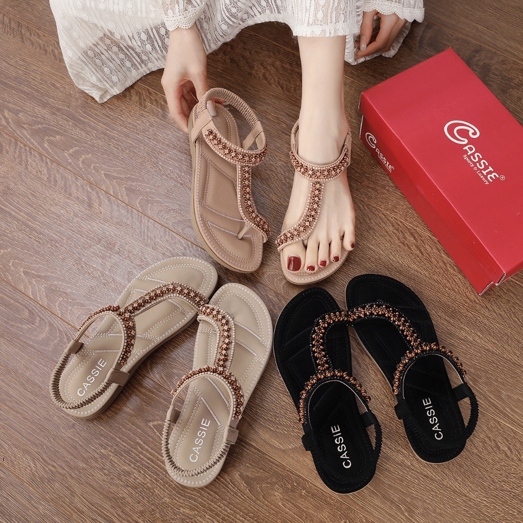 CASSIE Sendal Flat Wanita Sandal Wanita Premium ( BD-6 )