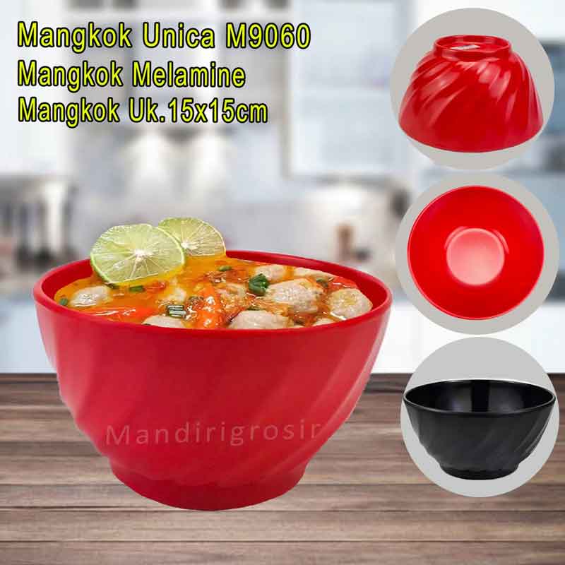 Mangkok Serbaguna *Mangkok Unica M9060 * Mangkok Melamine * Uk.15x15cm