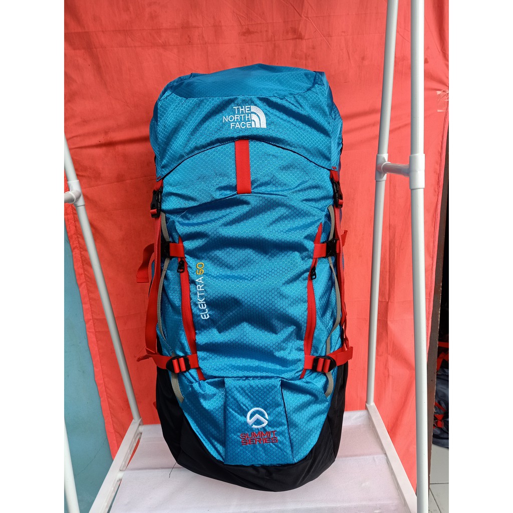 TAS GUNUNG TNF ELEKTRA 60L LOKAL BIRU TURKISH / TAS CARRIER / TAS CAMPING