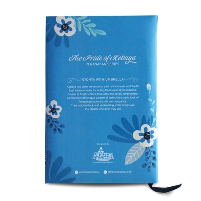 

Notebook Nyonya with Umbrella Kebaya Peranakan Sepiring Indonesia