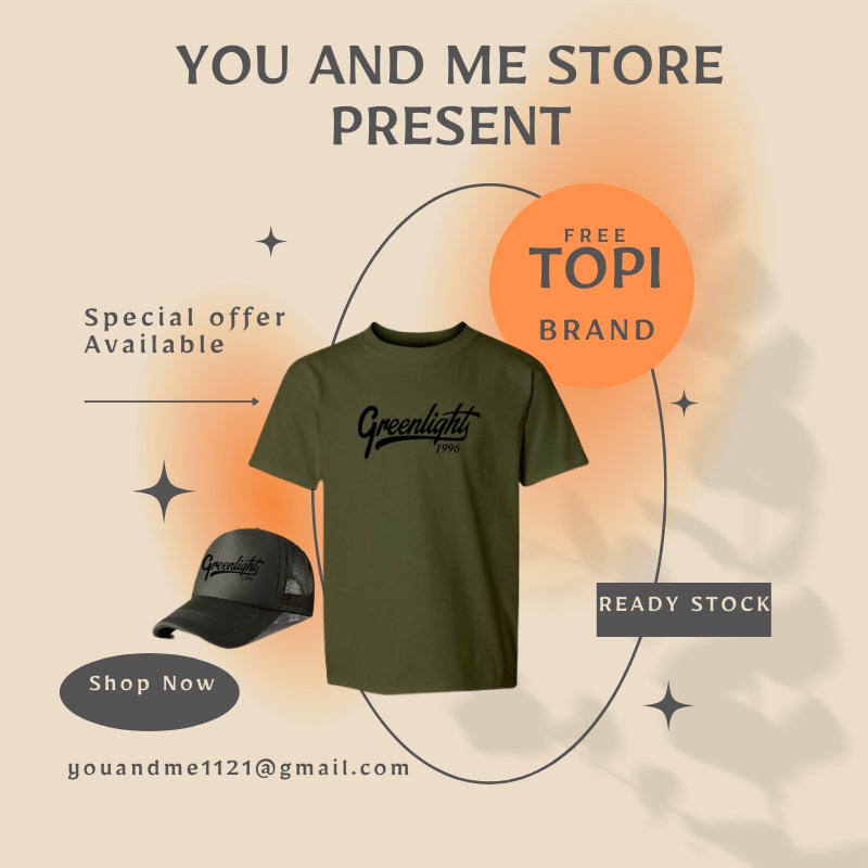 Kaos Pria Distro original Dewasa Keren Murah Berkualitas Premium Tshirt Cowok Cewek Kaos Greenlight 