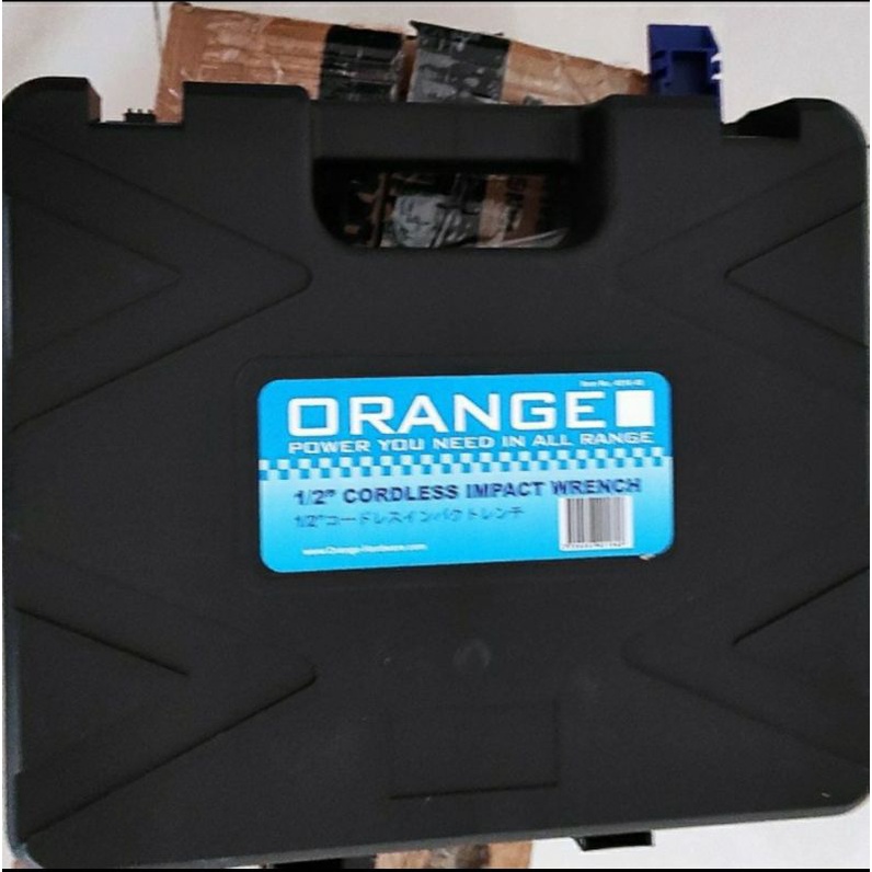 CORDLESS IMPACT WRENCH 48V ORANGE MESIN BOR BATRE BUKA BAUT KUNCI BAN MOBIL MOTOR ORANGE 48 V