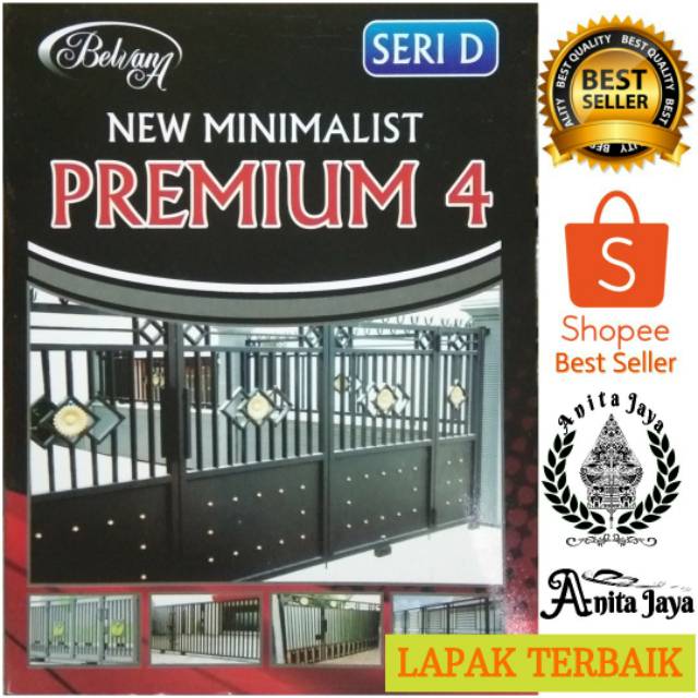 buku katalog pagar desai minimalis modern premium 4 buku kecil