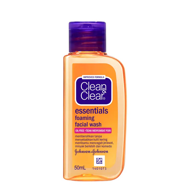 clean & clear foaming face wash 50ml