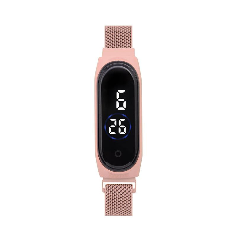 ✅COD [BBS] JAM TANGAN WANITA RANTAI MAGNET KAPSUL LED DIGITAL KOREA FASHION GROSIR MURAH BUNGA JF040