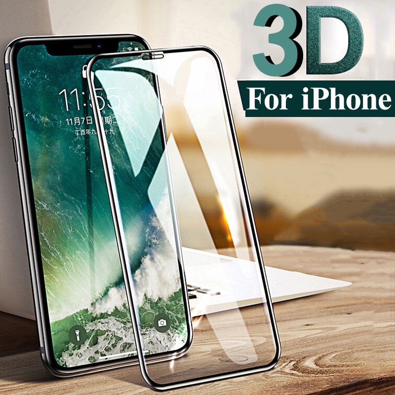 Pelindung Layar Tempered Glass 3d Anti Gores Untuk iPhone XR