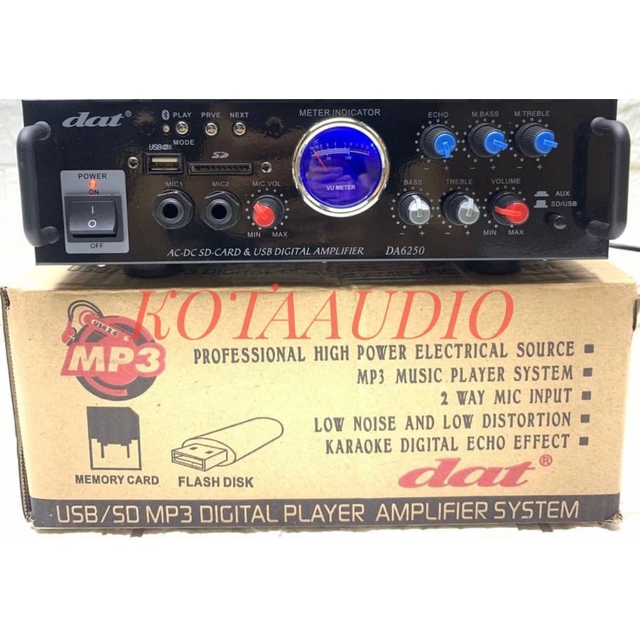AMPLIFIER DAT DA 6250 AMPLIFIER DAT DA6250 MP3 USH DIGITAL