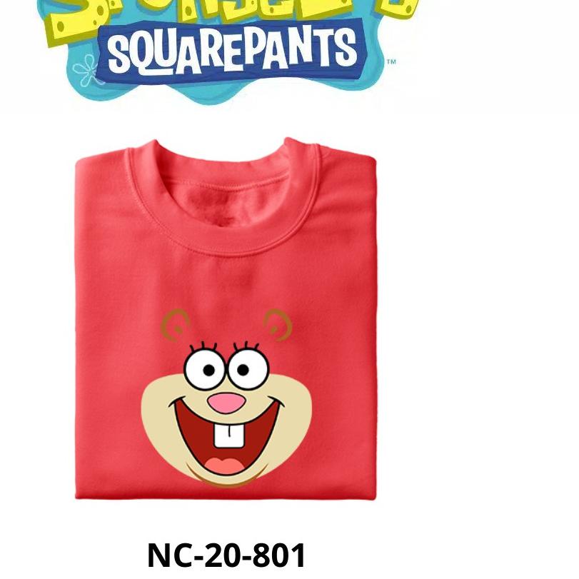 ♩ Baju Kaos SponsBob Spongebob Untuk Bayi dan Anak Bahan Katun Combed 30s Lembut Dan Nyaman DIpakai 