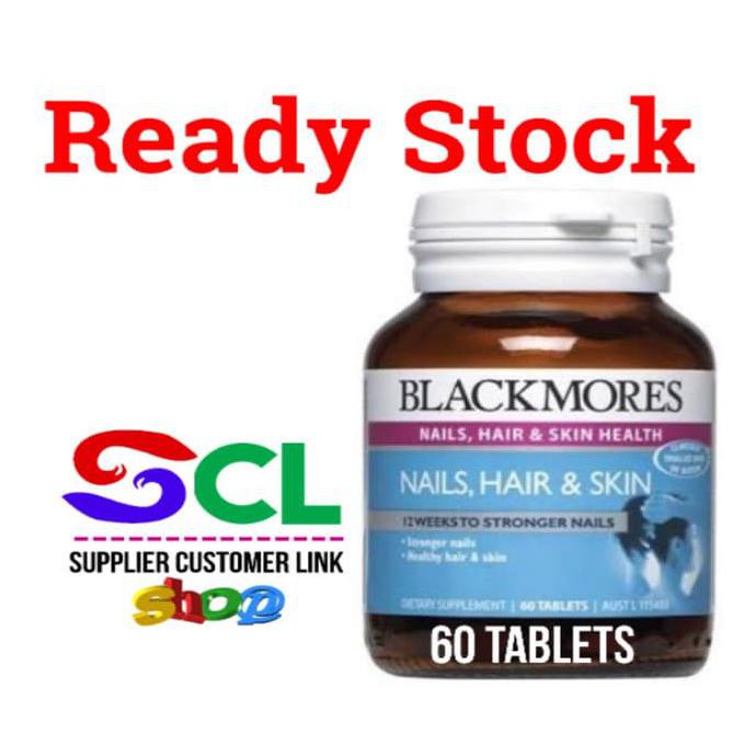 HOT PROMO Blackmores Nail Hair and Skin 60 tablets - biotin ORIGINAL TERMURAH
