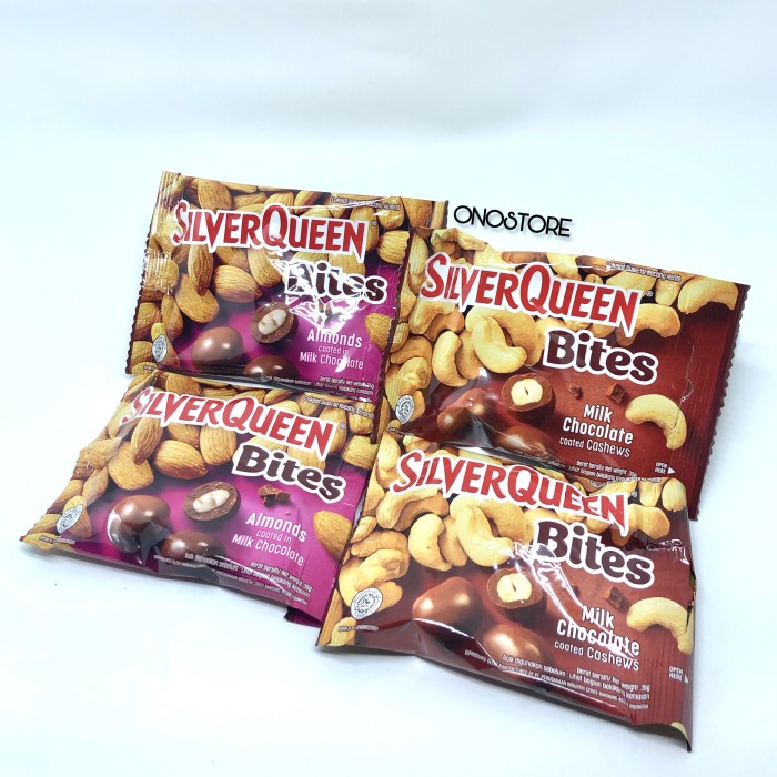 

COKELAT- BITES SILVERQUEEN 40GR / 40GRAM / 40 - ALMOND -COKELAT.