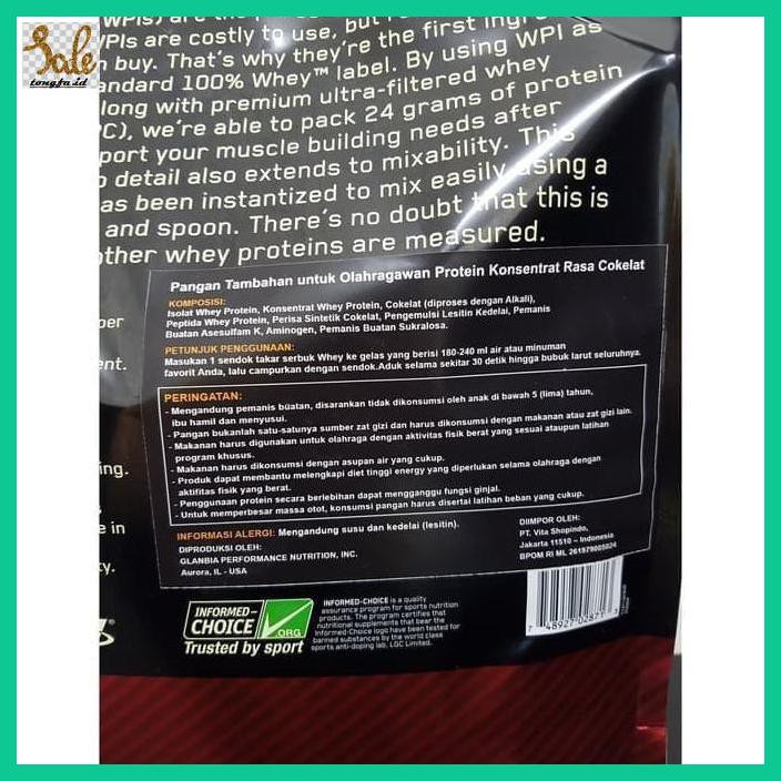 Fitnessuplemen- On Wgs / On Whey Gold Standard 10Lbs 10 Lbs 10Lb 10 Lb Whey Protein - Coklat -Aslii.