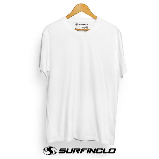 SURFINCLO T shirt Kaos  polos  Unisex Shopee Indonesia