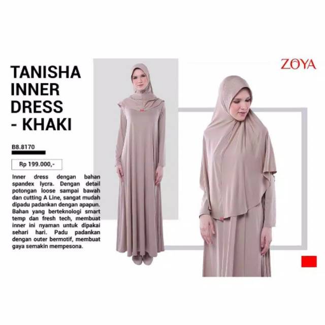 Zoya Dress Gamis Tanisha Inner Dress