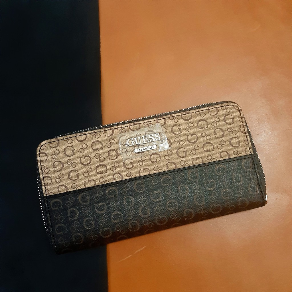 Dompet Guess Faux Leather Zip-Around Wallet