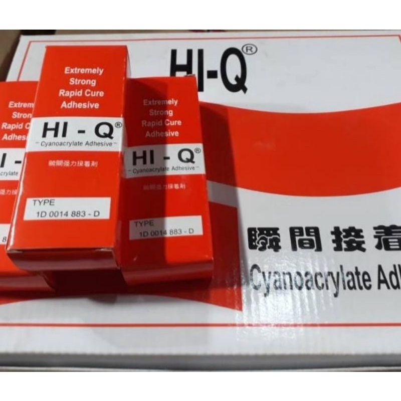 

Lem Korea Hi-q / Lem Hi q isi 50 pcs Original / Lem Cair Perekat Kuat