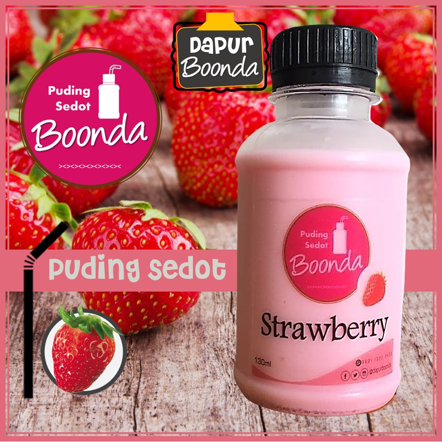 

Puding Silky Sedot STRAWBERRY 125ml