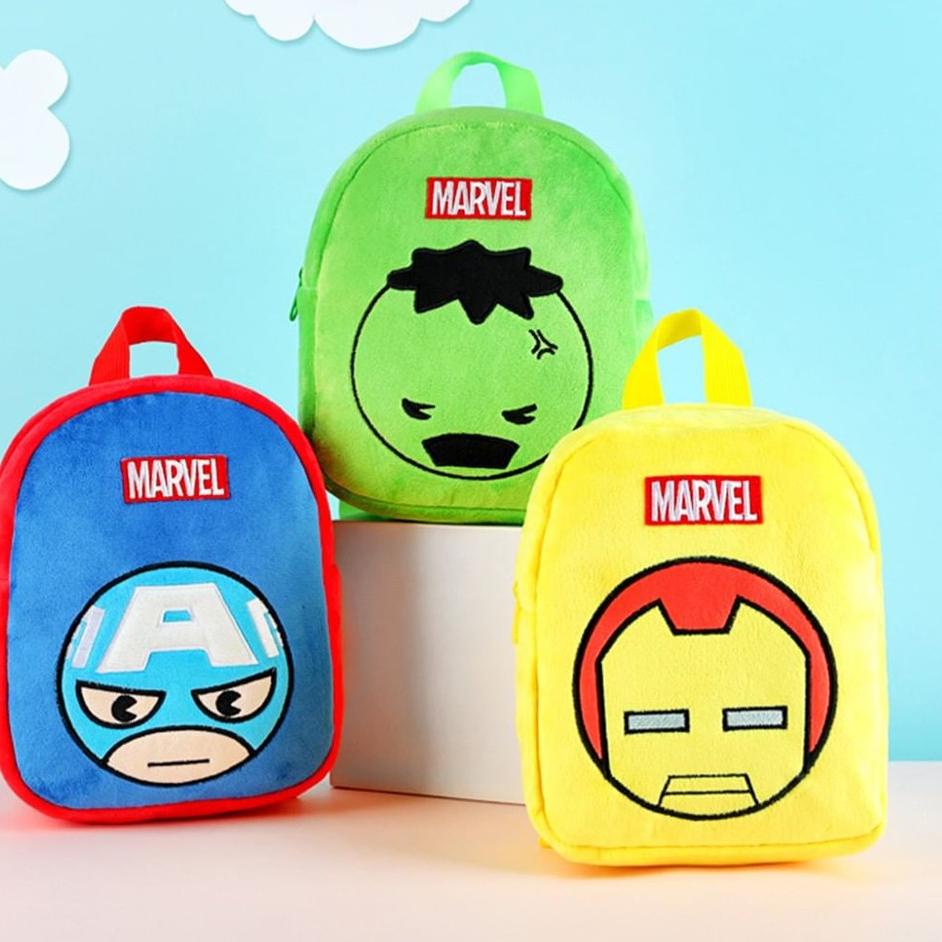 Oke Price.. MINISO X MARVEL  new kids backpack marvel. tas ransel anak marvel