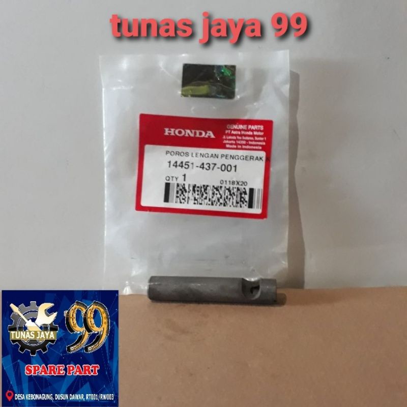 14451 437 001Pen Templar As Pelatuk Shaft In Ex Rocker Arm Ori Honda Tiger Revo GL Max HGP barang 10