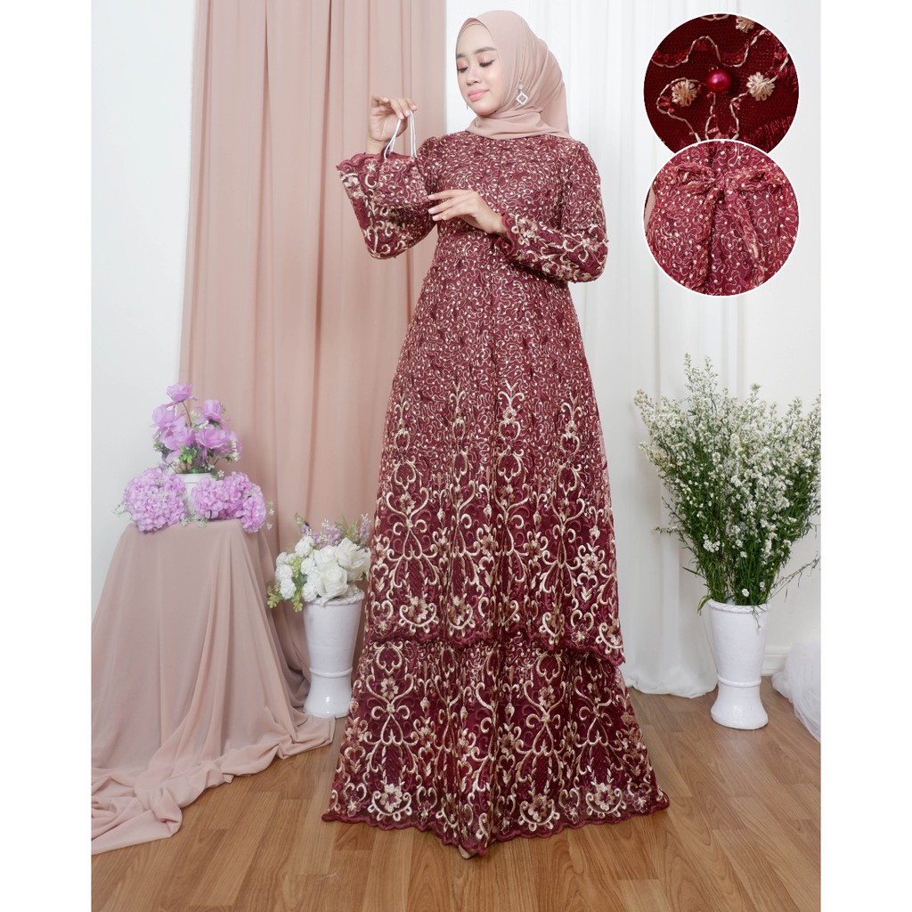 Gamis Kebaya Modern / Kebaya Modern / Kebaya Busui / Gamis Pesta Mewah / Kebaya Gamis / Gamis Busui