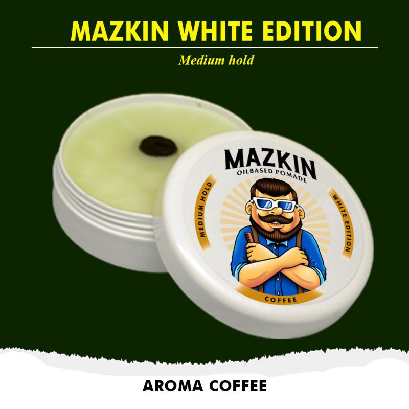 POMADE MAZKIN WHITE EDITION oilbased PROMO GROSIR MURAH