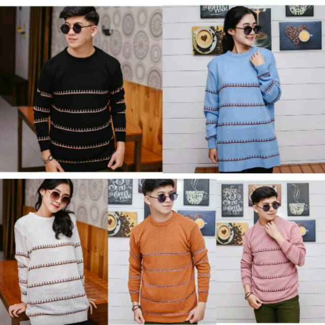 Sweater Rajut Unisex Deluna