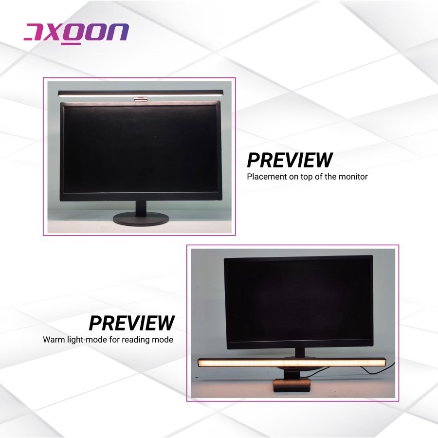 Axgon ARML-1 Monitor Light Bar - Lampu layar Monitor