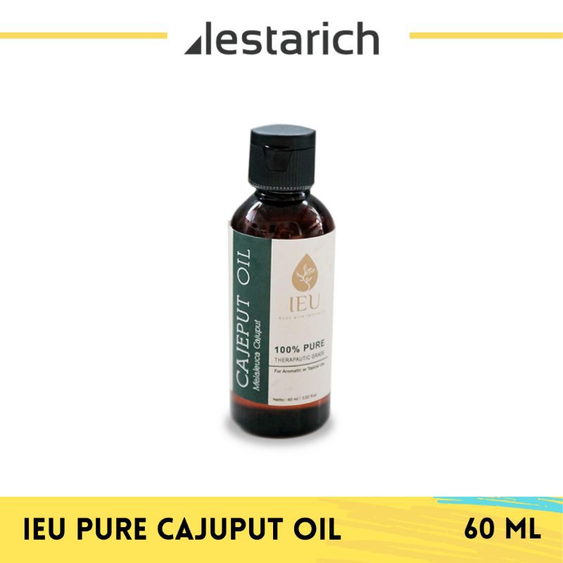 Minyak Kayu Putih IEU Murni Asli dari Pulau Buru 60 ml - Essential Oil dan Aromaterapi