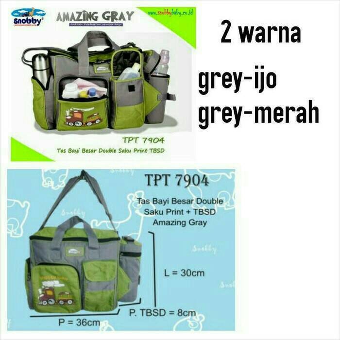 tas bayi snobby besar tas bayi besar snobby amazing grey by WAWS