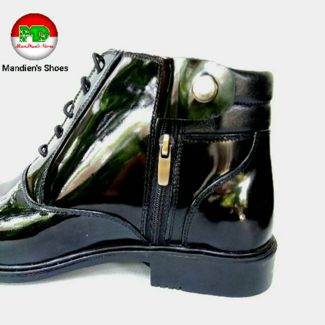 MANDIENS  Sepatu Bots  Kulit Asli PDH SJ253Lux Original Medali Export Quality