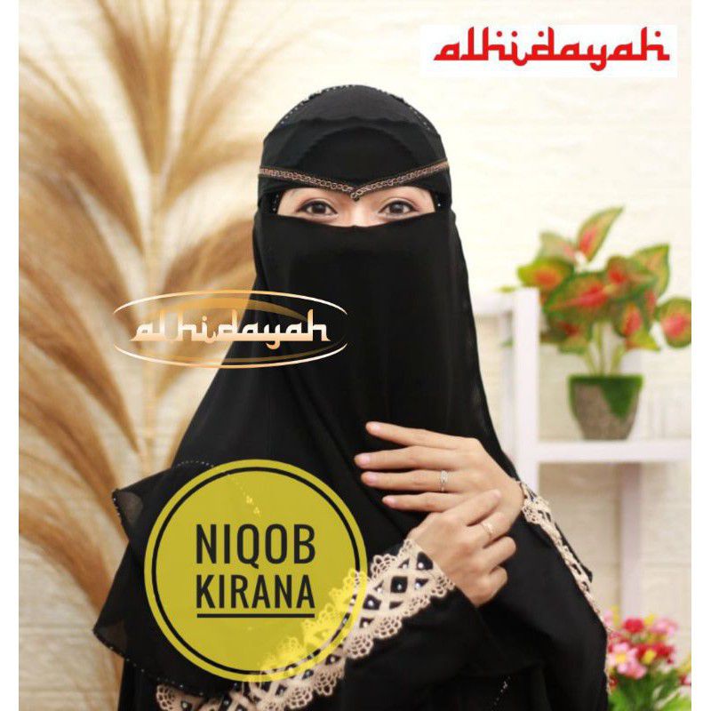 Niqab Bandana Elang Kirana Niqob Cadar Sifon