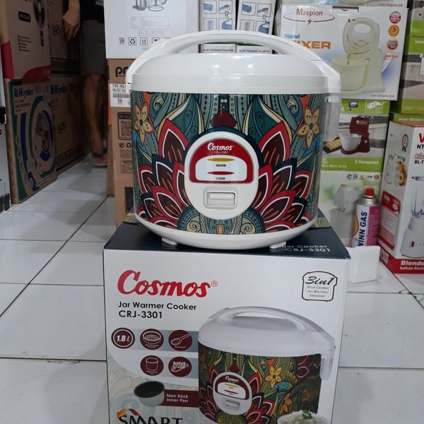 MAGIC COM Cosmos Rice Cooker 3 in 1 CRJ3301 1.8 L - Bergaransi Resmi