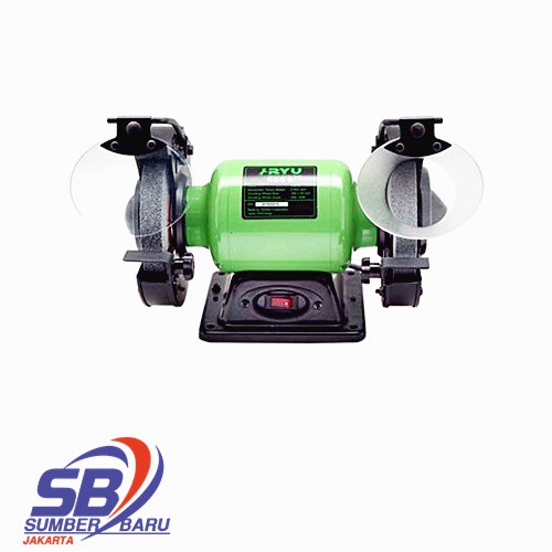 Mesin Gerinda Duduk 6 Inch / RYU RBG 6 / Gurinda Duduk / Bench Grinder Kualitas Terbaik SBJ