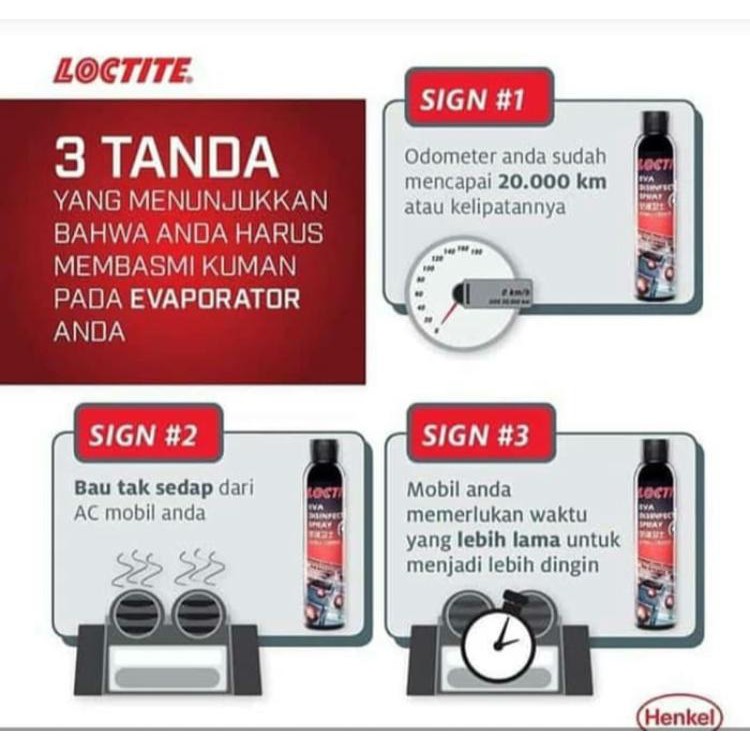 LOCTITE EVA DISINFECT SPRAY AC CLEANER made in Korea 280ml