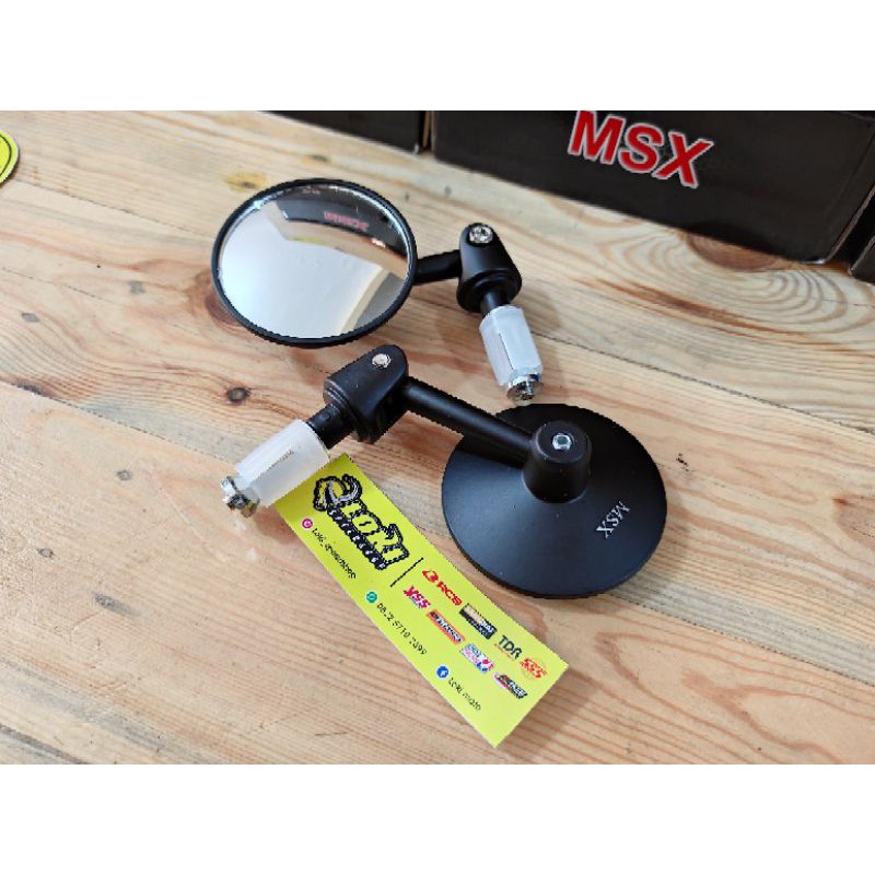 Spion Jalu Bulat Oval Scoopy Vespa Primavera Nmax Aerox Pcx Xmax Vario Kaca Cembung Biru Msx VND Rcb