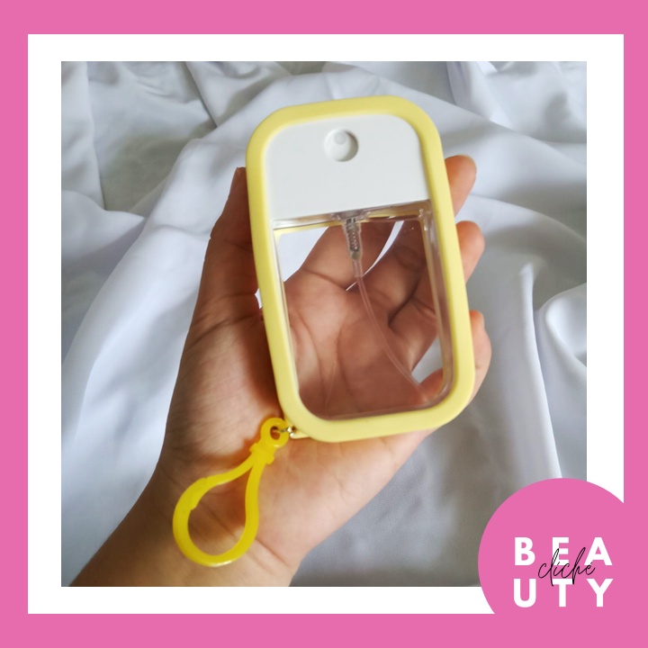 Hand Sanitizer warna  kuning Spray Touchland Pocket Card Botol versi 2.0 /baru Kotak Gantung Free St
