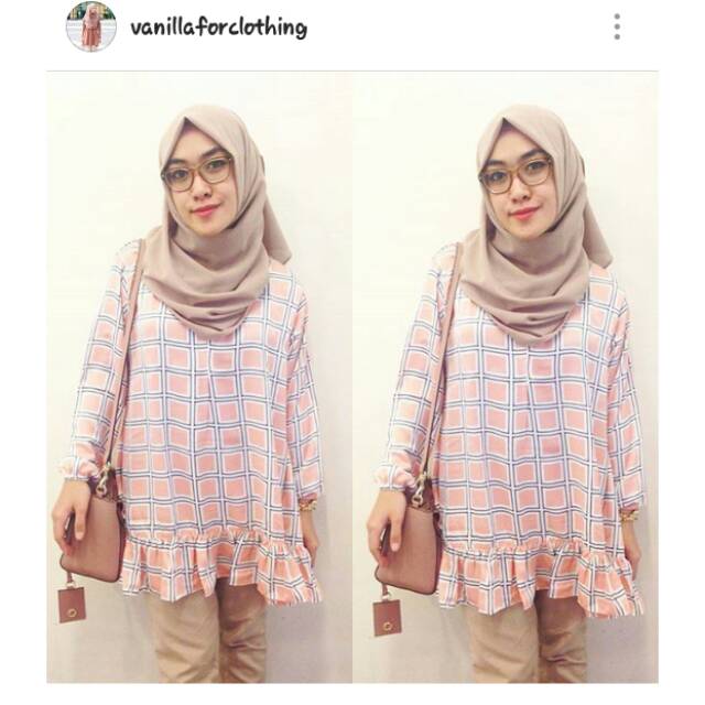 Preloved Selena Blouse By Vanilla Hijab