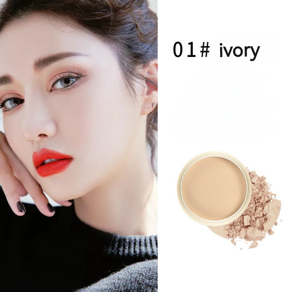 [Harga Promo]A.M.G  murah Compact Powder Bedak Padat Oil-control Hingga 12 Jam | Tahan Lama bedak tabur | Tahan Air-kosmetik