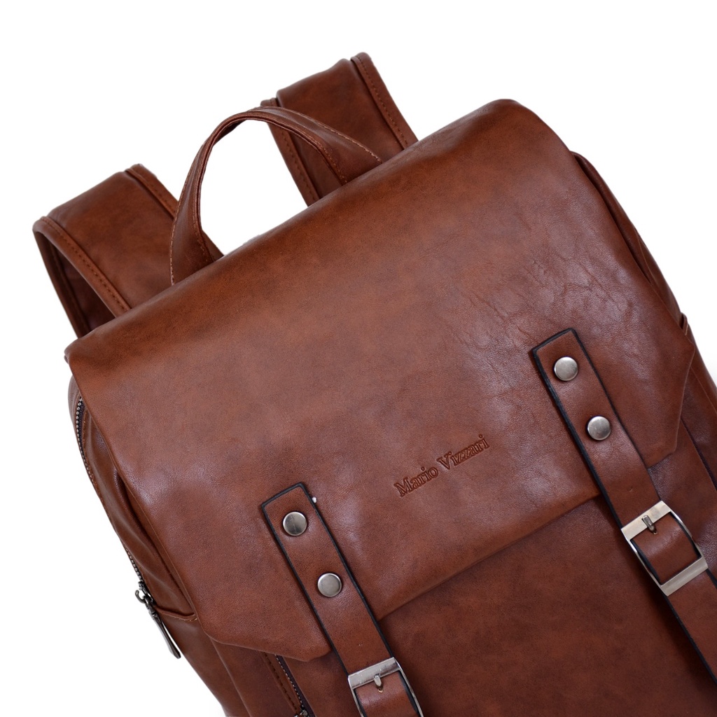 Tas Ransel Pria Kulit Mario Vizzari William (A19174 / A19067) - Laptop