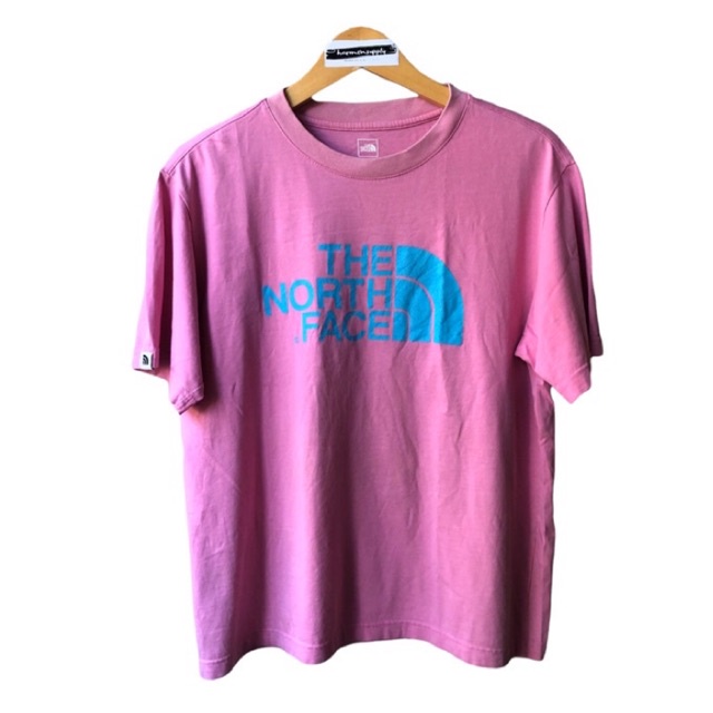 Baju Kaos The North Face Pink second original