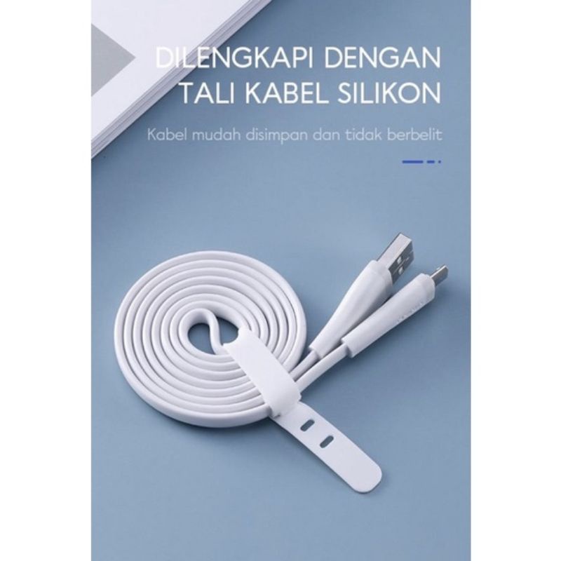 Kabel data Micro USB/Type C/Lightning Vivan SM200S/SC200S/SL200S panjang 200cm