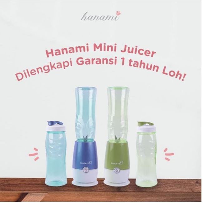 Kurumi Hanami Mini Juicer Blender Penghancur Makanan Bayi