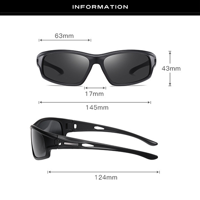 Kacamata Polarized photochromic Night Vision Untuk Bersepeda