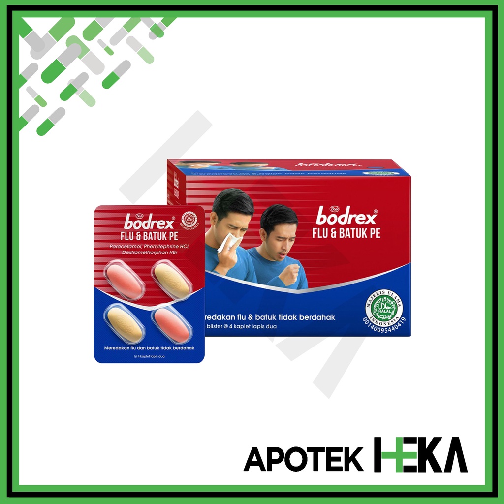 Bodrex Flu dan Batuk PE Box isi 25x4 Tablet - Batuk Tidak Berdahak (SEMARANG)