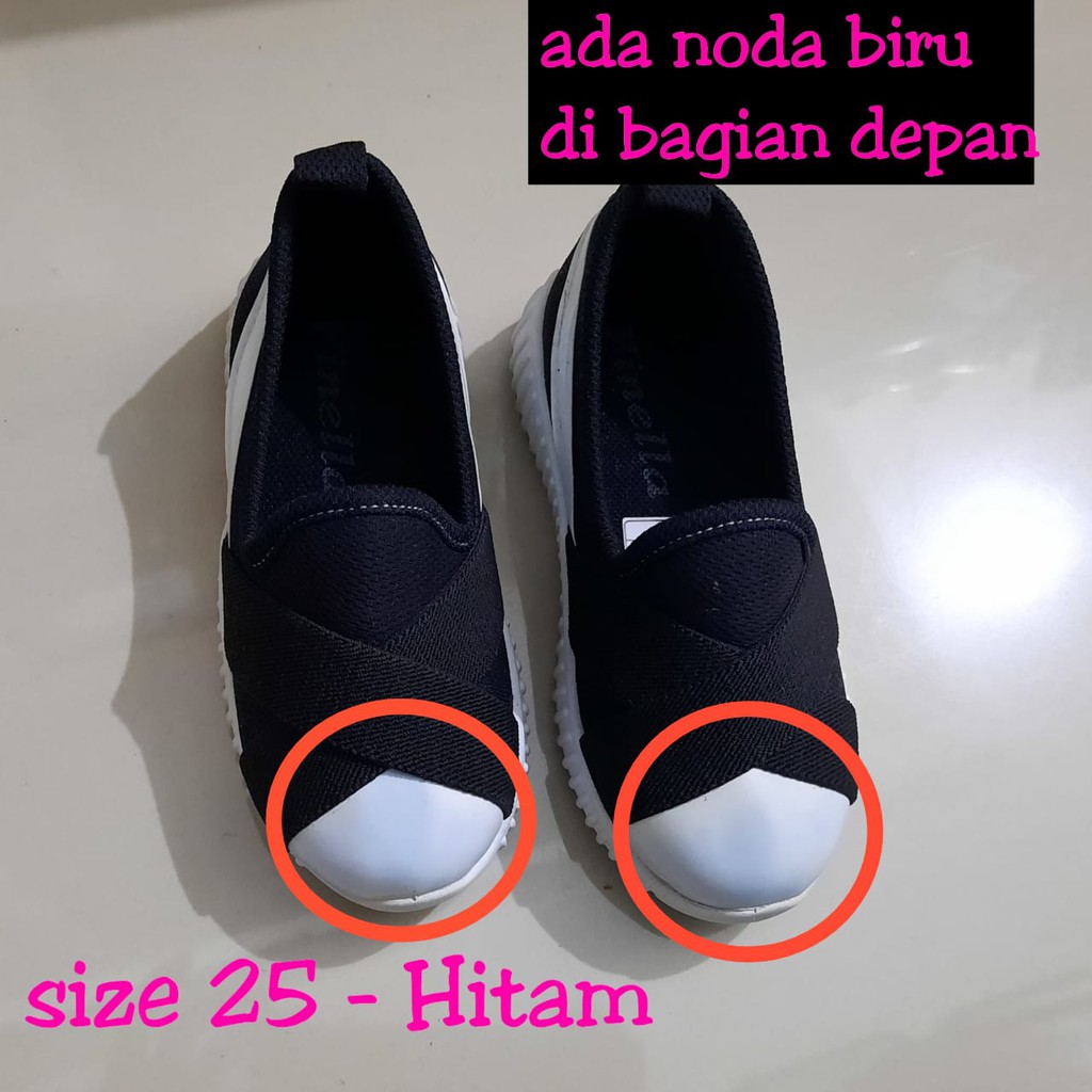 Sepatu Anak Perempuan Sporty Anti Licin REJECT Usia 3 4 5 6 Tahunan Minus Sedikit - Sepatu Anak Cewek [SEPATU ANAK REJECT]