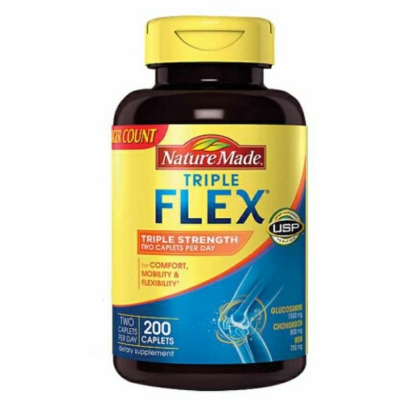 Nature Made Triple Flex. Triple Stenght isi 200 caplets