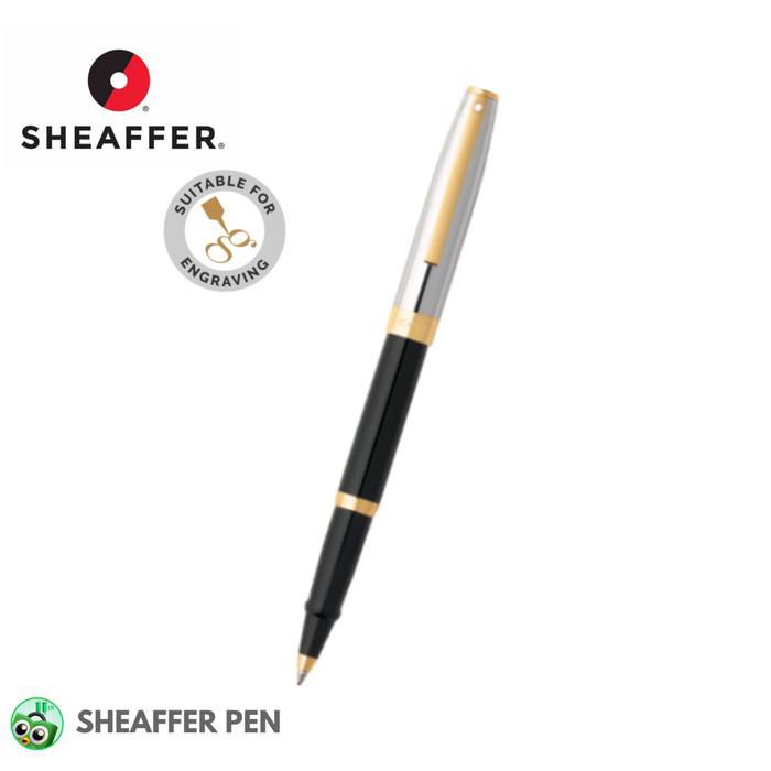 

Pena | Sheaffer Sagaris Black Barrel And Chrome Cap Rollerball Pen Kualitas Terbaik