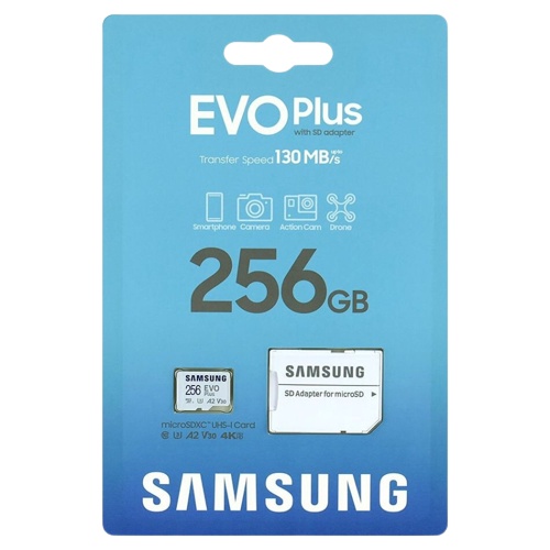 Micro SD Samsung Evo Plus 256GB with Adapter Original