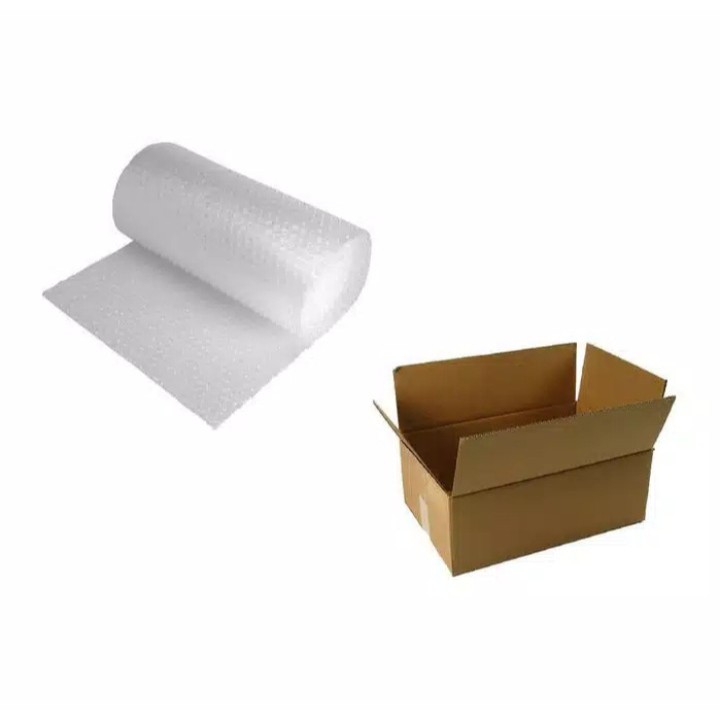 

PENGAMAN PAKET BOX KARTON DAN BUBBLE WRAP