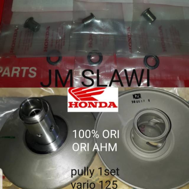 pully assy pully set vario 125 2012-2022 dealer resmi HGP ori honda ahm asli honda